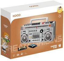 KOCO Stavebnice kostky Kazetový přehrávač 1982 dílků