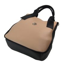 Kožená velká hořčicově žlutá dámská kabelka Casilda