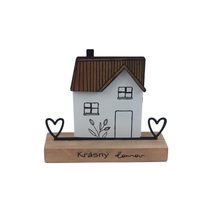 Dekorace domeček K4700 - 12×4×10.80 cm