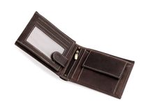 Kožená černá pánská peněženka se zápinkou v krabičce GROSSO