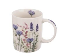 Hrnek porcelán květ fialový 330 ml O0579 - o. 330 ml