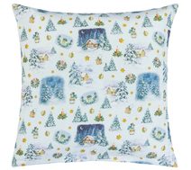 Povláček Vánoce Modrá,Bílá 55/127 40x40 cm