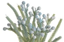 Svazek umělých růží růžová s bílými okraji 12 kusů