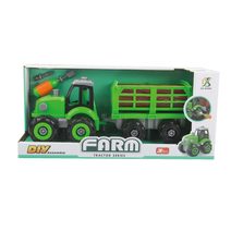 Traktor se zvukem a světlem s vlečkou