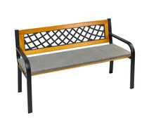 Sedák na lavici hladký Šedá 34/016