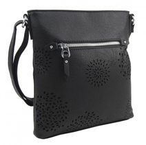 Tmavě šedá velká moderní kabelka přes rameno i crossbody