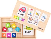 WOODY DŘEVO Hra Poskládej slova *DŘEVĚNÉ HRAČKY*