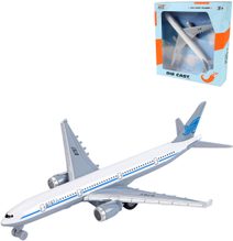 Letadlo dopravní kovové 19cm zpětný chod v krabici