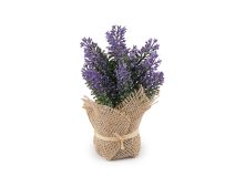 Umělá levandule v jutovém obalu