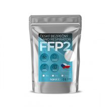 ZLEVNĚNO - 3 KUSY nanorespirátory černé FFP2 velikost M lehké