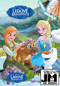 Omalovánky A5+ Disney Frozen (Ledové Království)