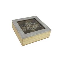 Krabička dřevěná s víkem k dotvoření 0960102