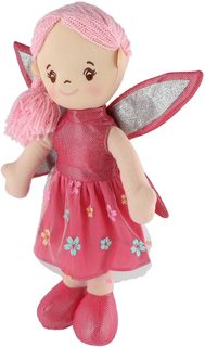 Panenka Aninka baby soft textilní hadrová látková na baterie CZ Zvuk 2 druhy