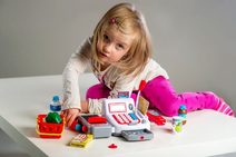 Smoothie mixér dětský stolní 29cm na baterie plast
