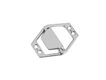 Kovové ozdobné zapínání 20x26 mm