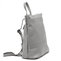 Kožená malá dámská crossbody kabelka na řetízku černá