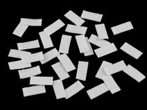 Suchý zip samolepicí obdélníčky sypané 10x20 mm
