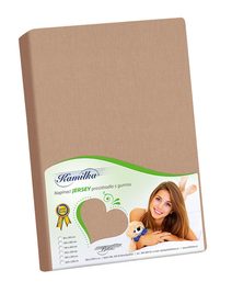 Jersey prostěradlo Kávová 1240/013