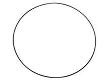 Kovový kruh na lapač snů / k dekorování Ø71 cm