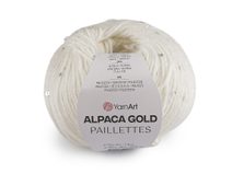 Pletací příze Alpaca Gold s flitry 50 g