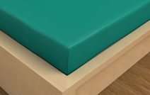 Prostěradlo bavlněné napínací 90x200cm petrolejové