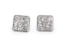 Kovový knoflík strukturovaný velikost 46" 5 kusů