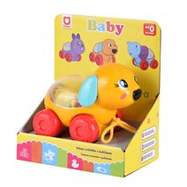 Volant modrý plast 20cm na baterie se zvukem v sáčku český design