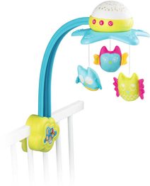 Smoby Baby Cotoons hudební kolotoč 2v1 (baterie, světlo, zvuk)