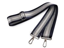 Textilní ucho / popruh na tašku s karabinami délka 79-142 cm