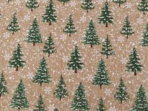 Vánoční dekorační metráž stromeček METRÁŽ