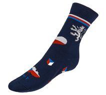 Ponožky Česká vlajka Bílá,Červená,Modrá Česká vlajka