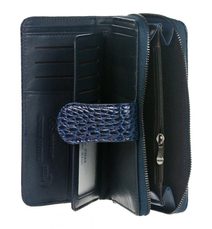 GROSSO Kožená pánská crossbody taška 22x28x6 cm černá