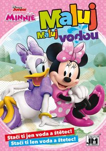 Maluj vodou Minnie mouse A5 omalovánky
