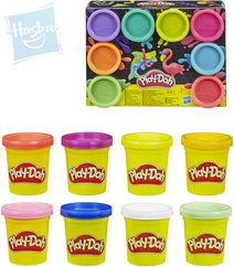 HASBRO PLAY-DOH Modelína dětská set 8 kelímků neonové barvy 2 druhy