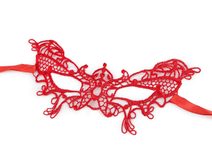 Karnevalová maska - škraboška krajková