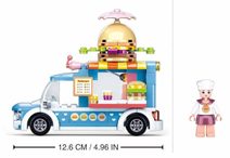 SLUBAN Mini Handcraft Studentský pokoj 216 dílků + 1 figurka STAVEBNICE