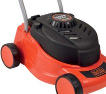 SMOBY Black and Decker sekačka zahradní dětská 35x56x23cm černooranžová plast