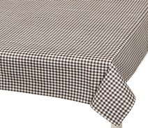 Ubrus BERTA - 70x70 cm Hnědá,Bílá