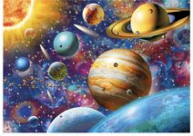 Puzzle 1000 dílků Politická mapa světa 66x47cm skládačka v krabici