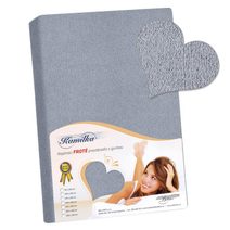 Prostěradlo froté Modrá,Šedá /044