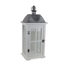 Dřevěná lucerna D6494/B - výška 52 cm