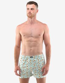 Pánské boxerky COTTON BOXER - set se vzorem 2 ks BU848765