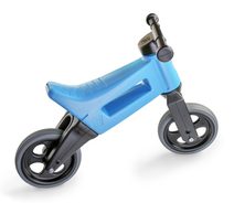 Odrážedlo FUNNY WHEELS Rider SuperSport bílé/tyrkys 2v1+popruh,výš.sedla28/30cm nos.25kg 18m+v krab.