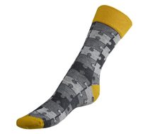 Ponožky Puzzle - 43-46 černá