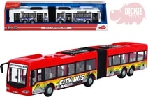 Autobus City Express 46cm plastový na setrvačník funkční dveře 2 barvy