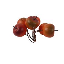 Dekorace jablíčko, 6 ks X7533