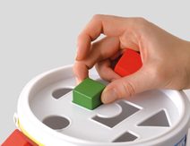 Baby pyramida skládací barevná káča