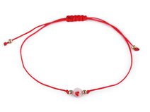 Náramek shamballa srdíčko