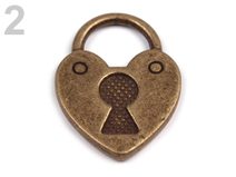 Malý kabošon skleněný 18x25mm FLOWER (1 ks)