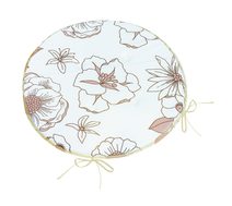 Sedák Adéla kulatý hladký Lososová,Bílá 79/328